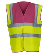 Yoko Hi-Vis Two Band and Braces Waistcoat YK102