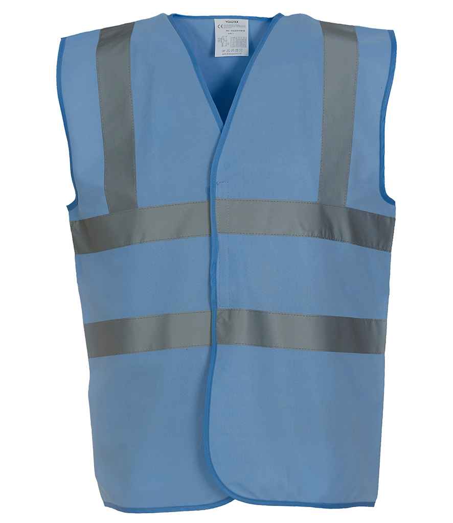Yoko Hi-Vis Two Band and Braces Waistcoat YK102