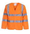 Yoko Hi-Vis Long Sleeve Jacket YK105 - front view