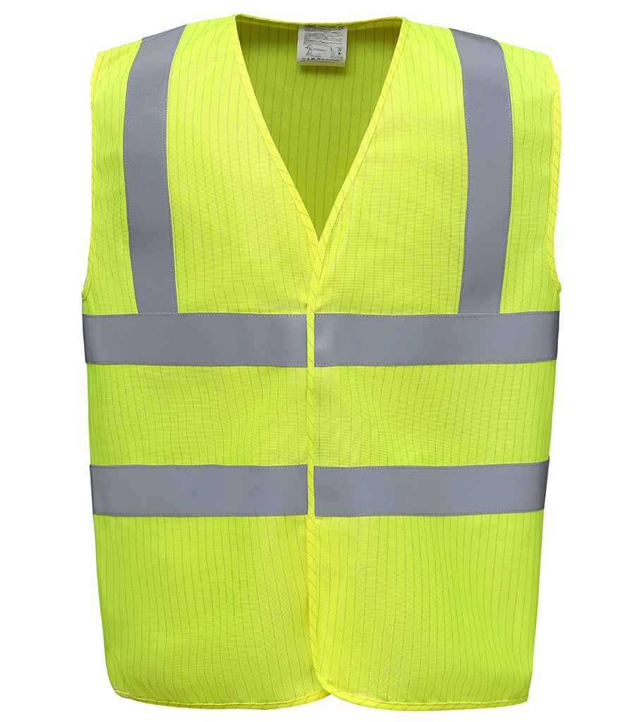 Yoko Hi-Vis Anti-Static Flame Retardant Waistcoat YK110