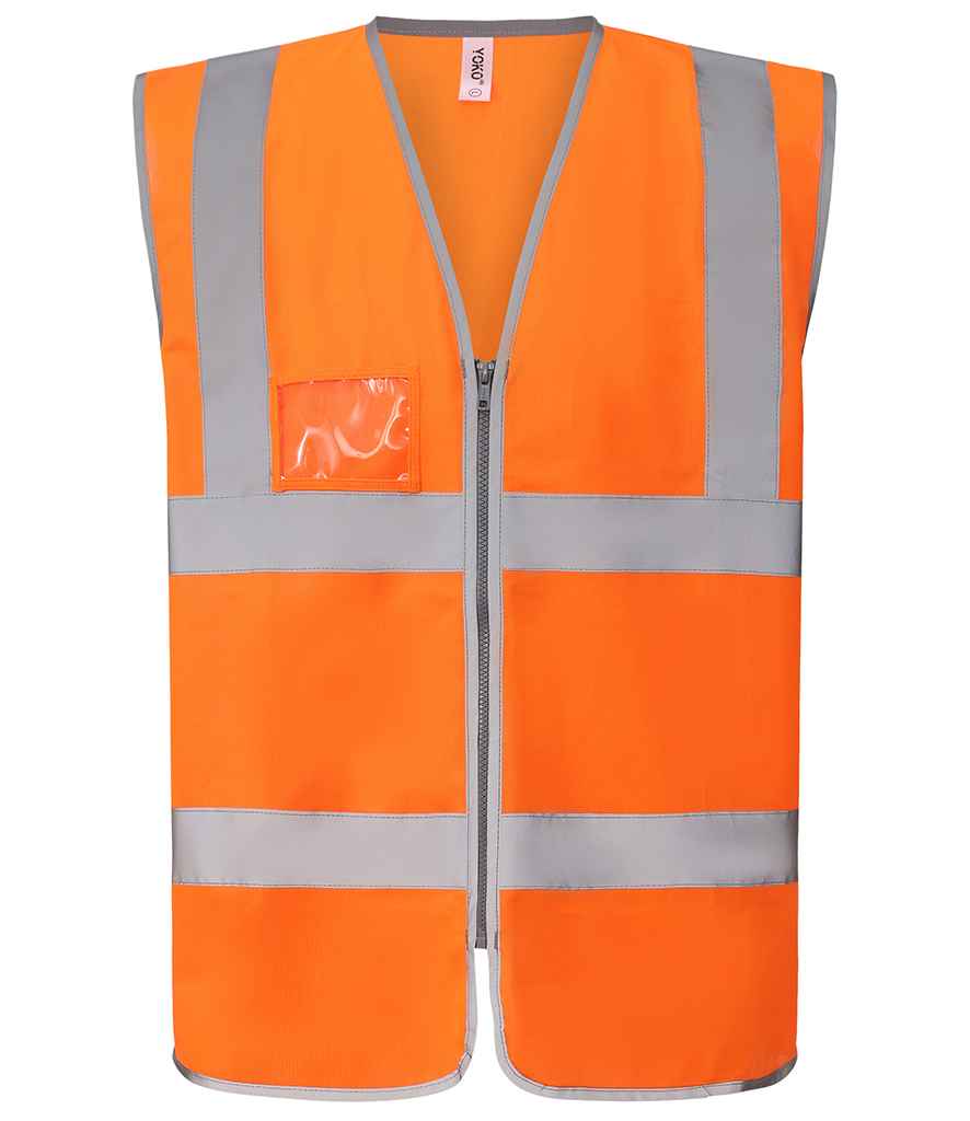 Yoko Zip ID Two Band & Braces Waistcoat YK113