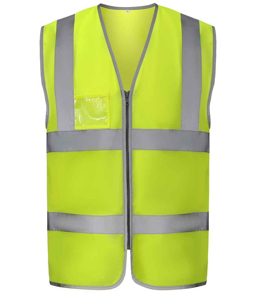 Yoko Zip ID Two Band & Braces Waistcoat YK113