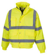 Yoko Hi-Vis Classic Bomber Jacket YK200 - front view