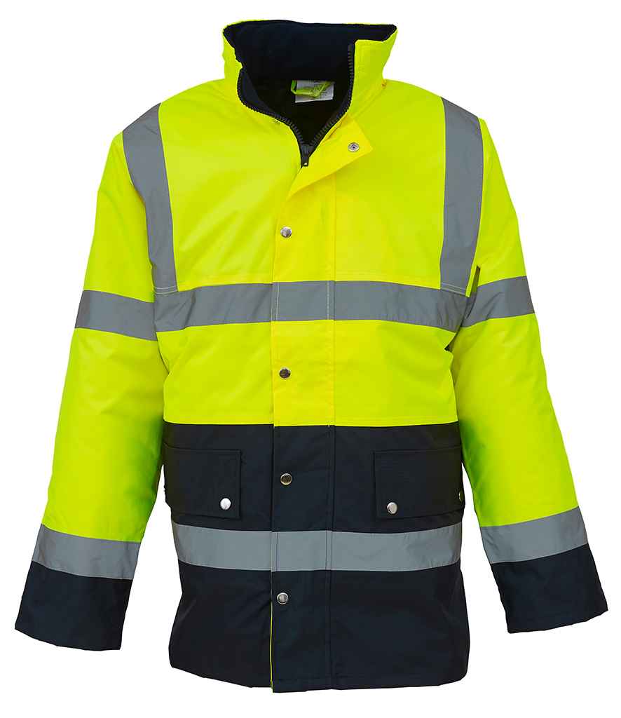 Yoko Hi-Vis Two Tone Motorway Jacket YK204