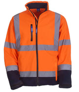 Yoko Hi-Vis Soft Shell Jacket YK206 - front view