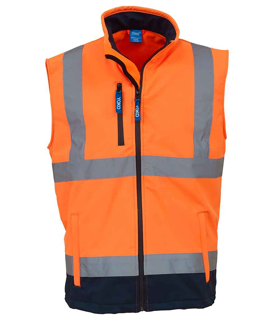 Yoko Hi-Vis Soft Shell Gilet YK207