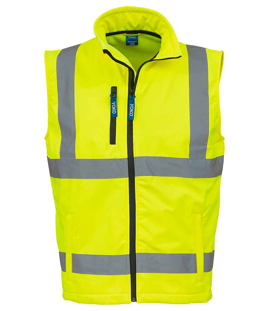 Yoko Hi-Vis Soft Shell Gilet YK207