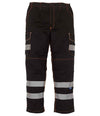 Yoko Hi-Vis Cargo Trousers with Knee Pad Pockets YK301
