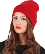 Flexfit by Yupoong Heavyweight long beanie (1501KC) YP012 - Baby Pink