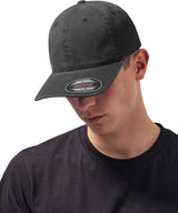 Flexfit by Yupoong Flexfit garment washed cotton dad hat (6997) YP027 - Black