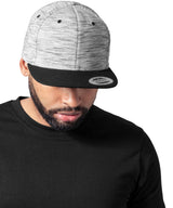 Flexfit by Yupoong Stripes melange crown snapback (6089SC) YP088 - Black/Grey
