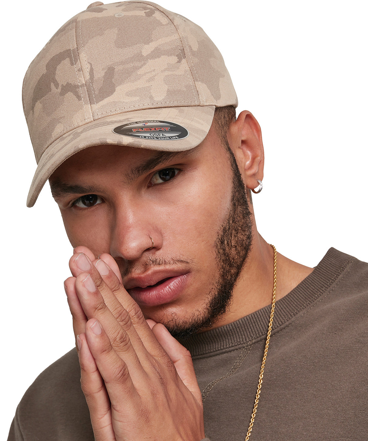 Flexfit by Yupoong Flexfit light camo (6277LC) YP110 - Dark Beige Camo