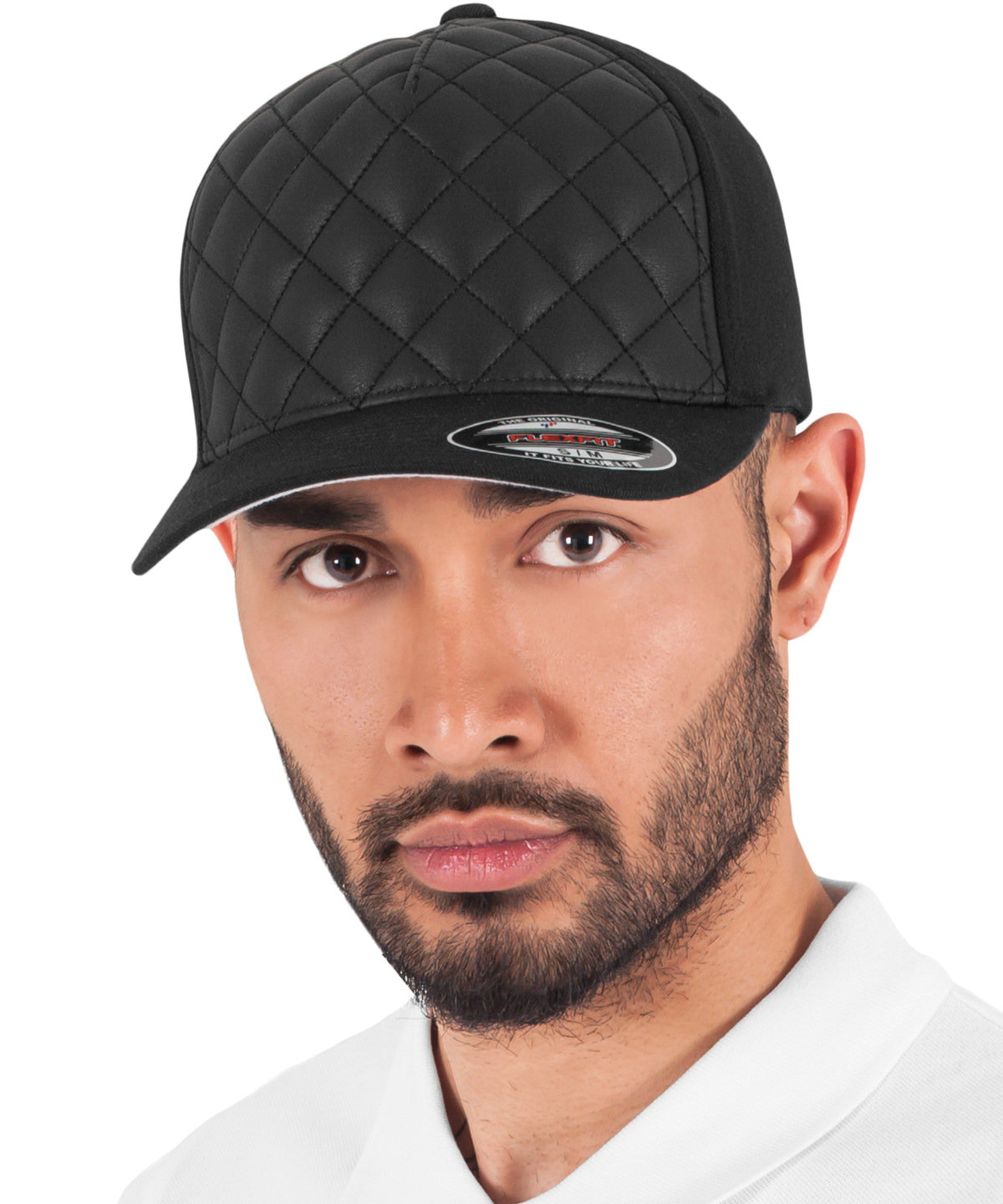 Flexfit by Yupoong Diamond quilted Flexfit (6277Q) YP118 - Black