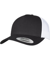 Flexfit by Yupoong 5-panel retro trucker 2-tone cap (6506T) YP125 - Black/White