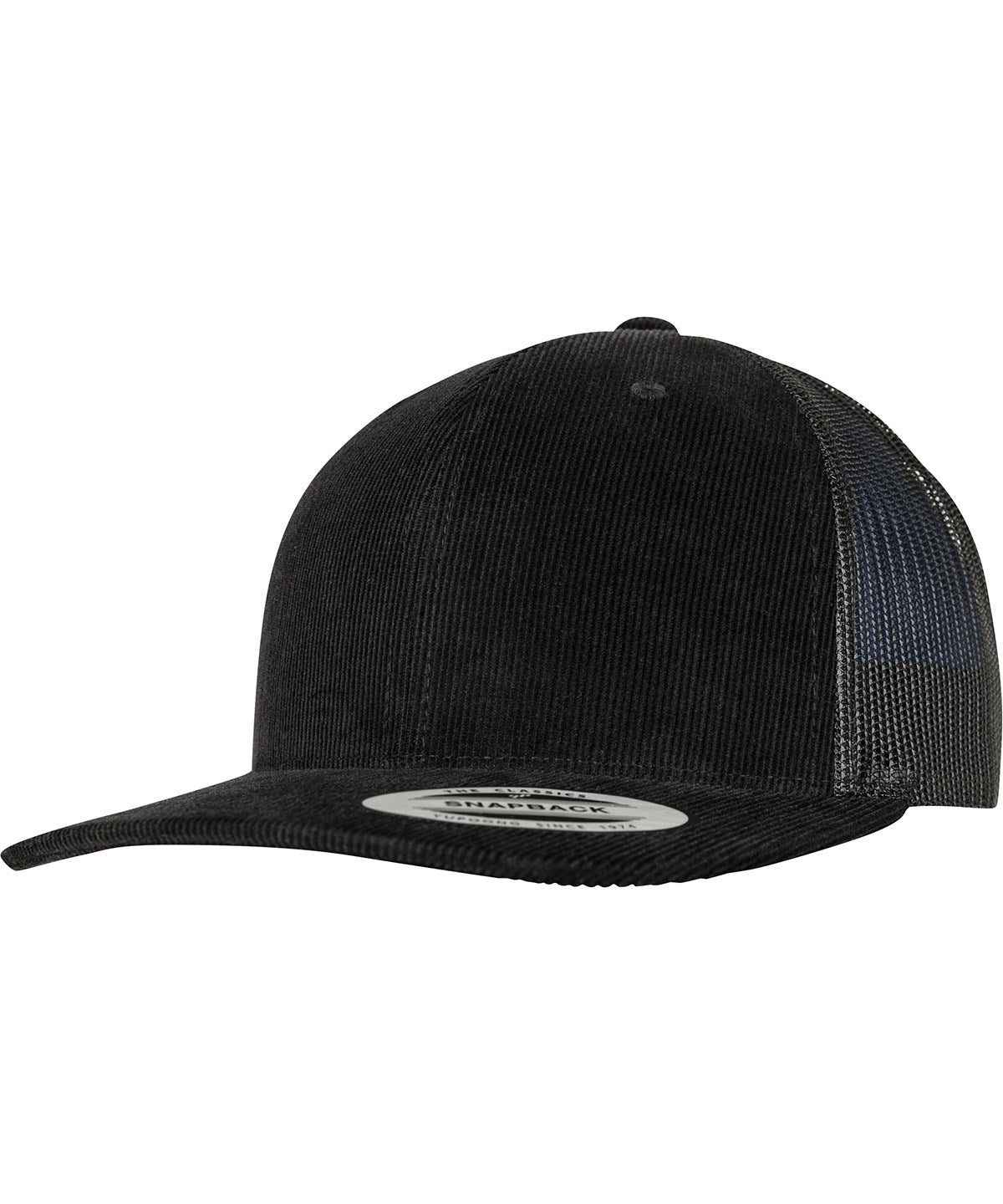 Flexfit by Yupoong Corduroy retro trucker (6606CT) YP130 - Black