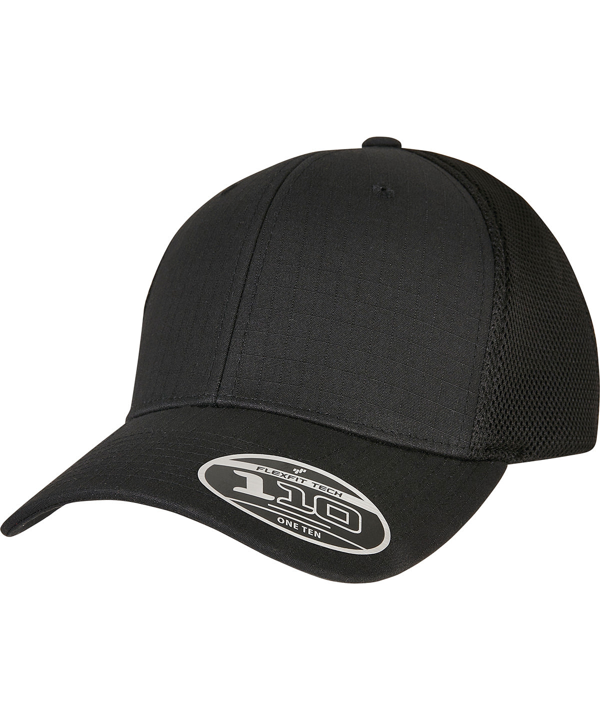 Flexfit by Yupoong 110 Flexfit Ripstop mesh cap (110RM) YP188 - Black