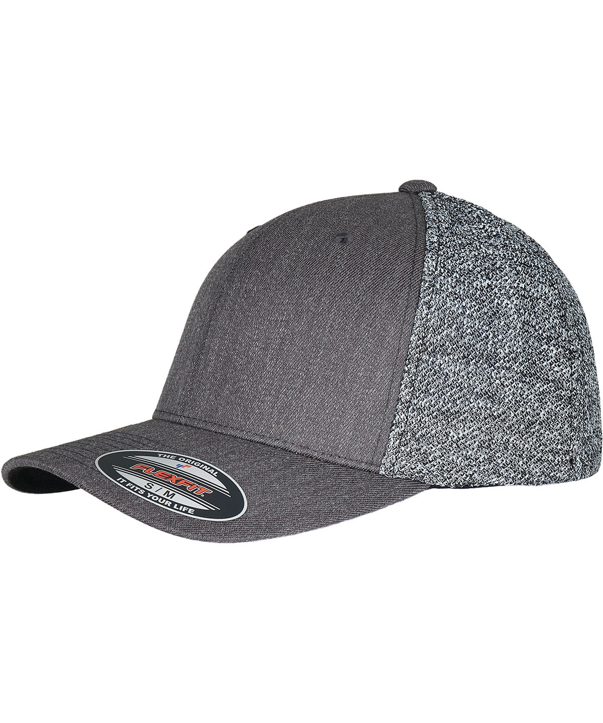 Flexfit by Yupoong Flexfit trucker melange mesh (6511MM) YP230 - Black/Grey Melange