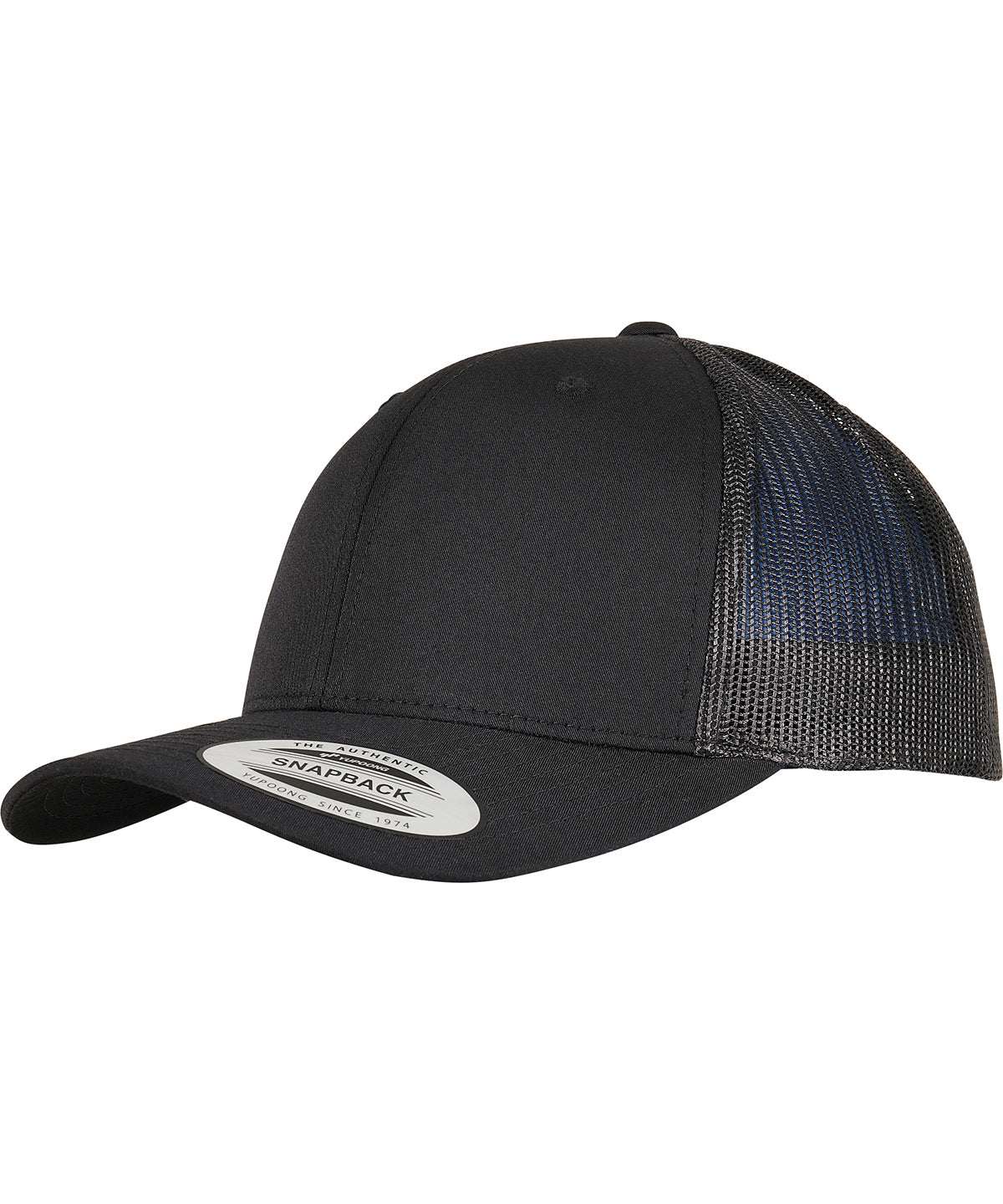 Flexfit by Yupoong Trucker recycled polyester fabric cap (6606TR) YP238 - Black