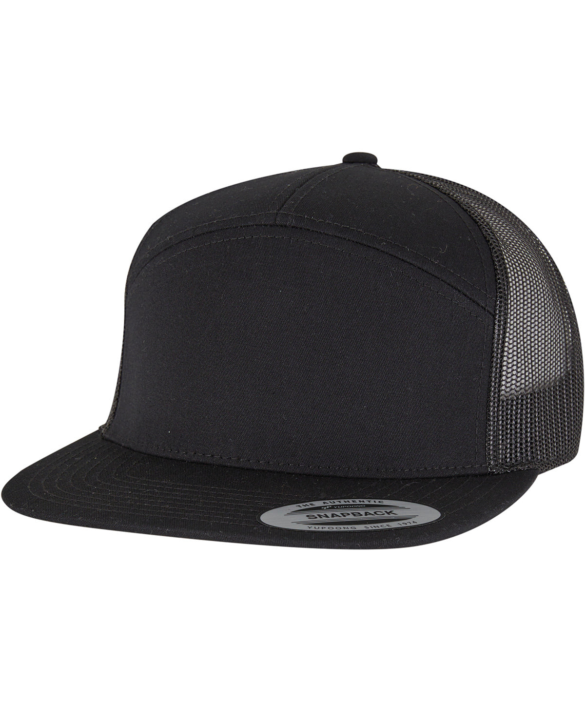 Flexfit by Yupoong 7-panel classic trucker cap (9294) YP265 - Black/Black