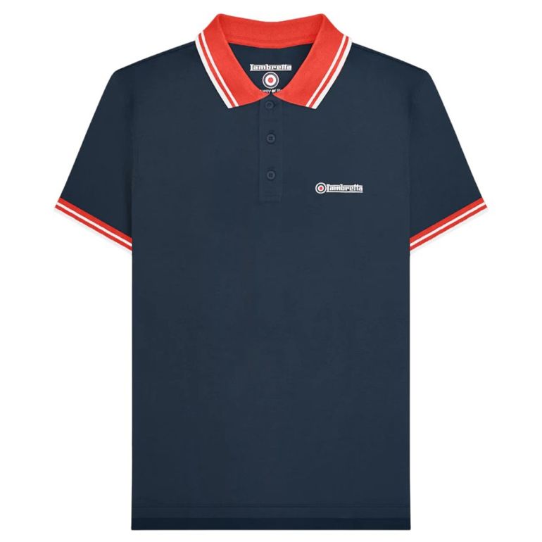 Lambretta Contrast Tipped Polo SS5014