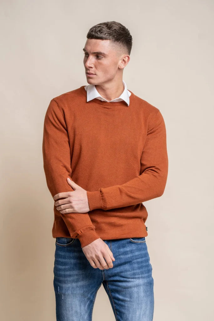 KN101 Crewneck Jumper - Rustic