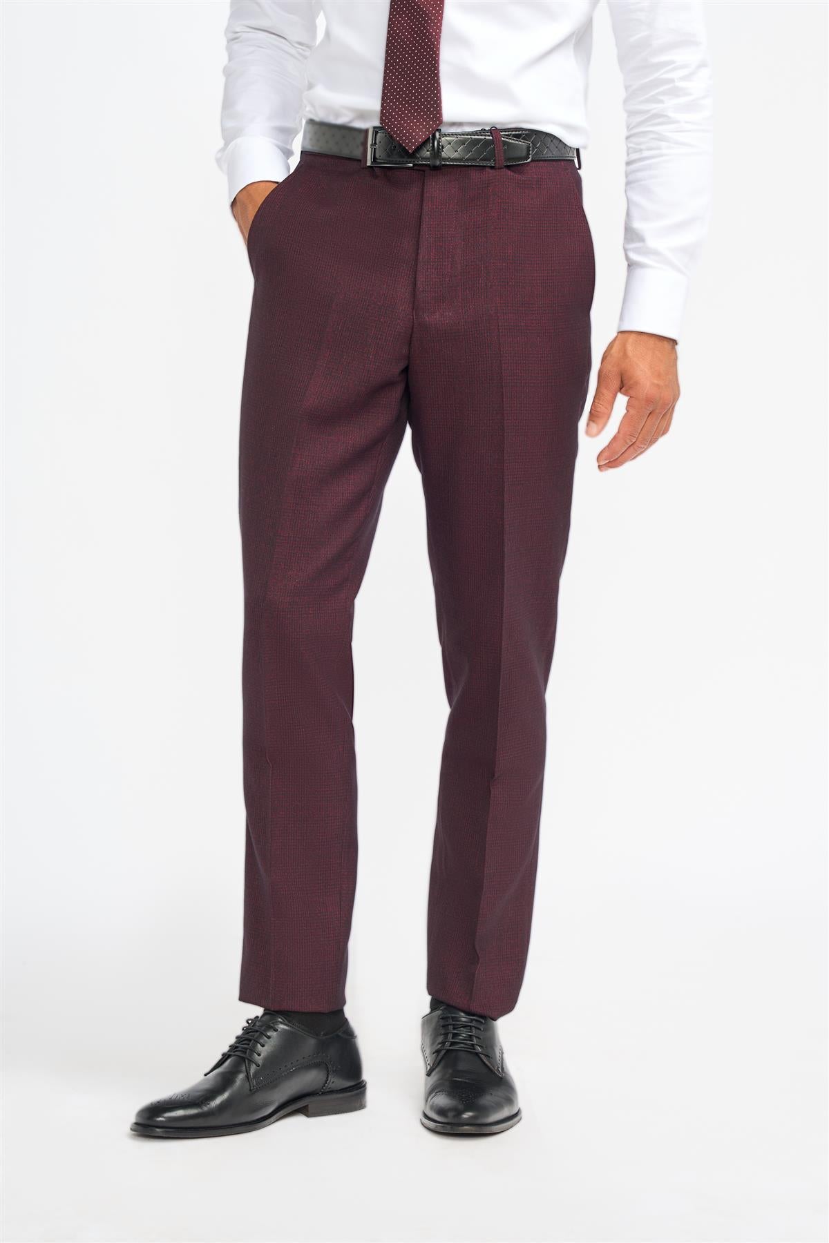 Caridi Trousers - Wine