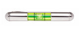 Spirit Level Green Rhodium Tie Slide by Dalaco