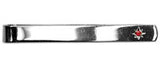 Ruby Star Set Hallmarked Sterling Silver Tie Slide by Dalaco