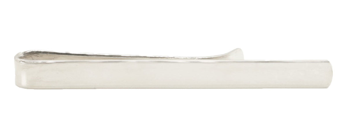 Plain Sterling Silver Hallmarked Tie Slide by Dalaco