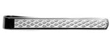 Foxhead Pattern Hallmarked Sterling Silver Tie Slide by Dalaco