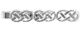 Celtic Open Design Sterling Silver Tie Slide by Dalaco