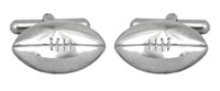 Rugby Ball Sterling Silver Cufflinks by Dalaco