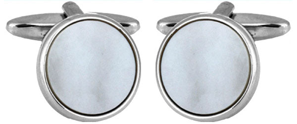 Round White Acrylic Hirewear Cufflinks – Unboxed by Dalaco