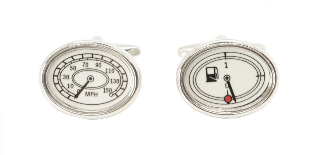 Speedo and Fuel Gauge Cufflinks by Dalaco