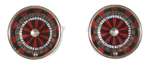 Roulette Wheel Cufflinks by Dalaco