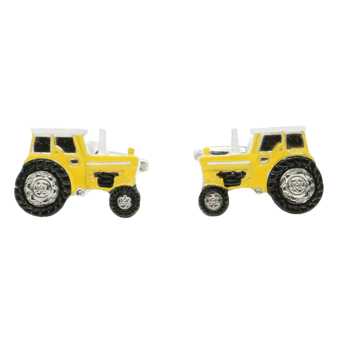 Yellow Tractor Cufflinks by Dalaco