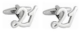 ’21’ Celebration Rhodium Plated Cufflinks by Dalaco