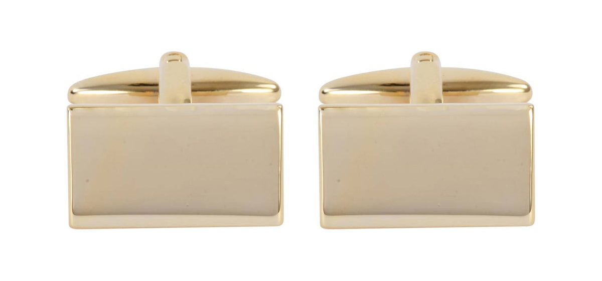Gold Plate Hire Wear Cufflinks Unboxed by Dalaco