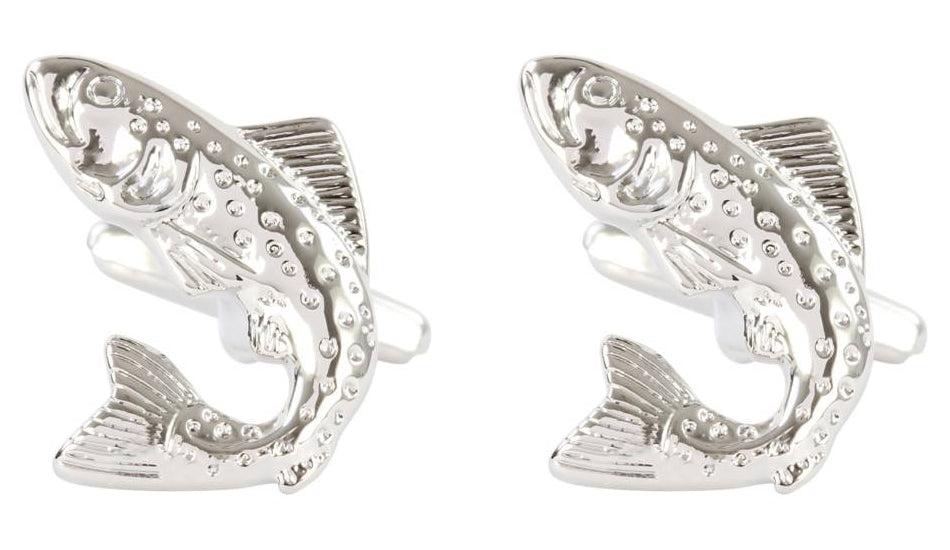 Salmon Fish Cufflink by Dalaco