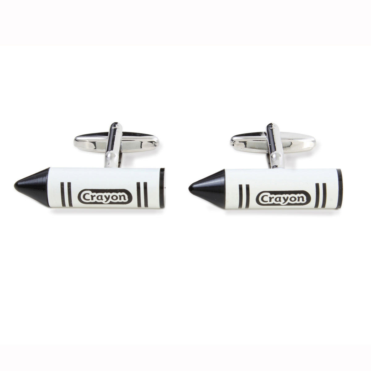 Black and White Crayon Cufflinks by Dalaco