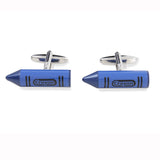 Blue Crayon Cufflinks by Dalaco