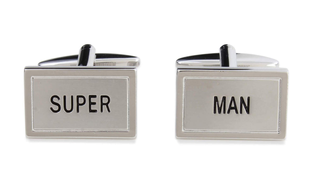 Super Man Cufflinks by Dalaco