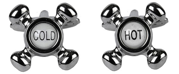 Hot & Cold Tap Cufflinks by Dalaco