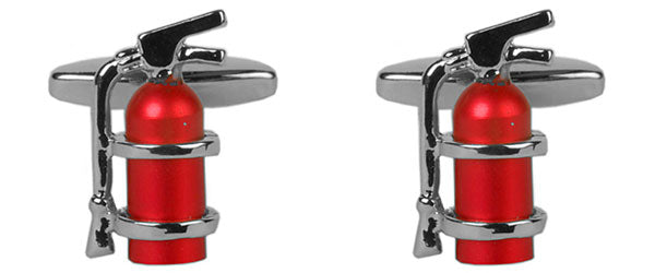 Fire Extinguisher Cufflink by Dalaco