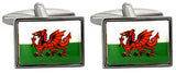 Welsh Flag Dragon Cufflink by Dalaco