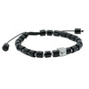 Pheasant Bead Adjustable Black Agate Bracelet by Dalaco