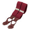 Burgundy Rolled Leather End braces CN by Dalaco