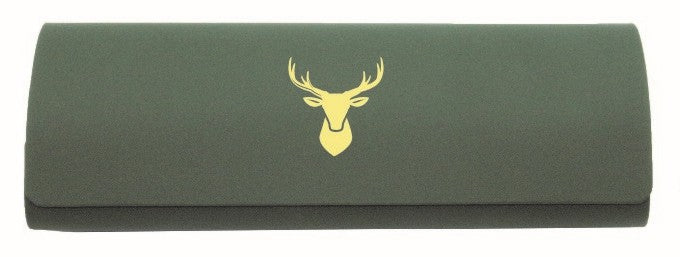 Stag Embossed Glasses Case & Cloth by Dalaco