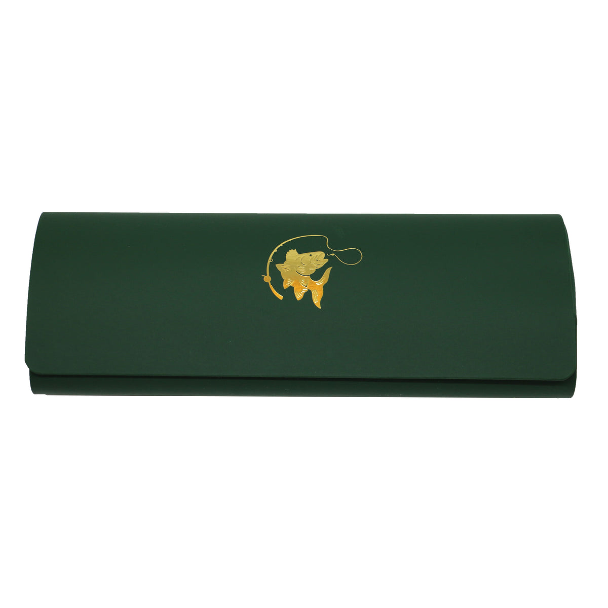 Fish & Reel Gold Embossed Glasses Case & Cloth by Dalaco