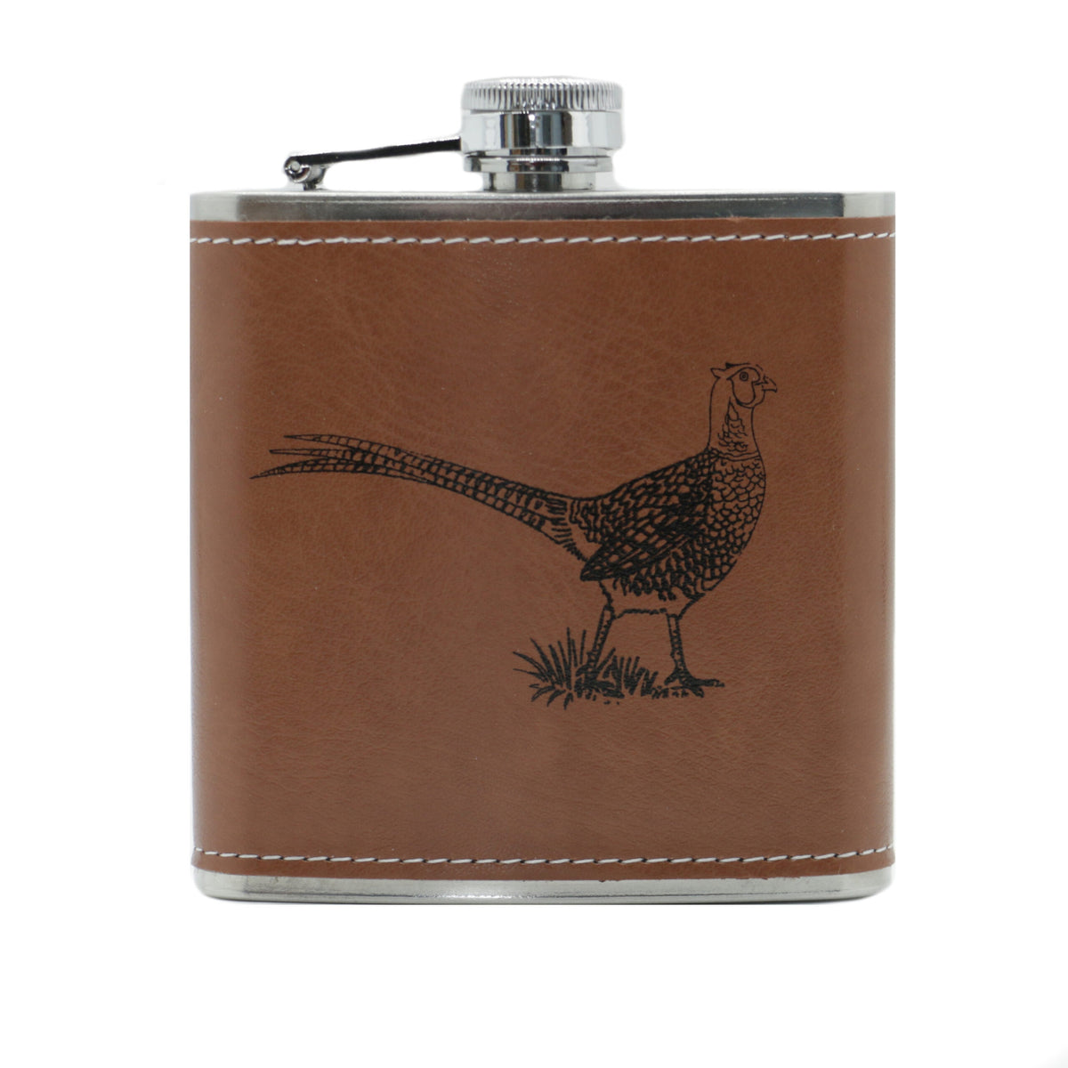 New Pheasant Design Hip Flask 6oz by Dalaco